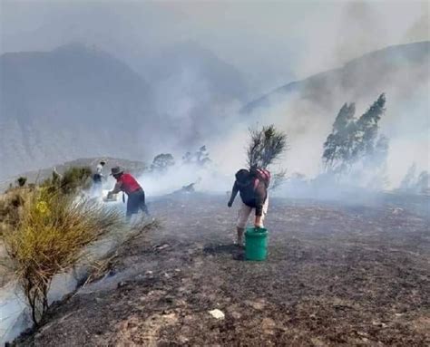 Apurímac Evalúan Declarar En Emergencia A La Región Por Incendios