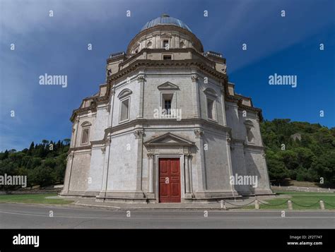 The Tempio Di Santa Maria Della Consolazione In Todi Umbria Italy