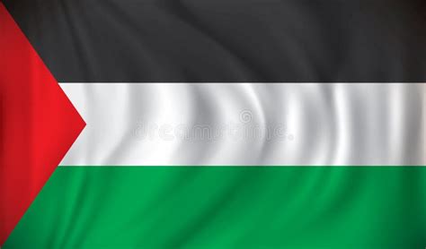 Mapa Da Faixa De Gaza Com Bandeira Ilustração do Vetor - Ilustração de ...