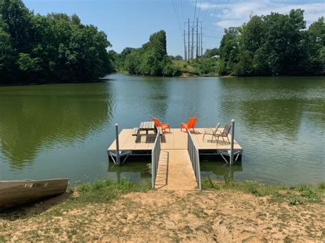 Enjoying the Lake - Camp Lakewood Campground