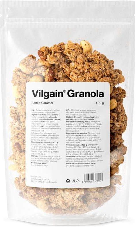 Vilgaing Granola Solony Karmel 400g Ceny I Opinie Ceneo Pl