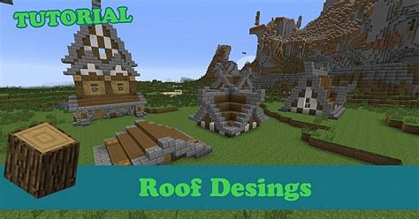 Tutorial || Minecraft Roof Designs PC/PS4/XBOX/PE Minecraft Project