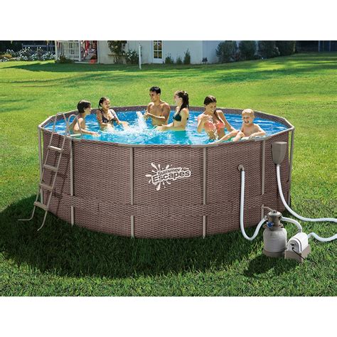 Каркасный бассейн Summer Escapes: отзывы на резервуары от Polygroup ...
