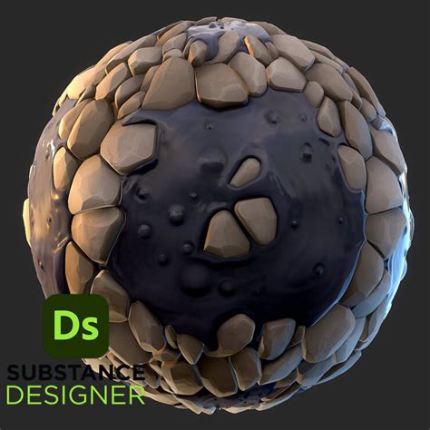 Artstation Stylized Stones And Mud Substance 3d Designer