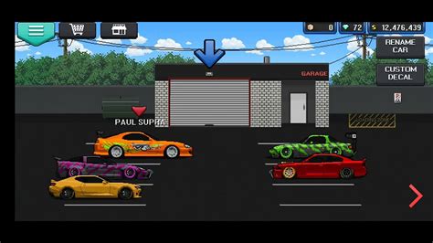 How To Make Paul Walker Toyota Supra In Pixel Car Racer And A Gearbox Glitch Youtube