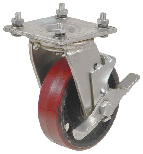 VESTIL Caster Swivel w/Brake - 23UD24|16-132-809 - Grainger