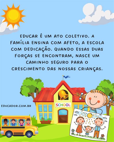 Texto Familia Na Escola - Mensagens para o Dia da Família na escola - Educador
