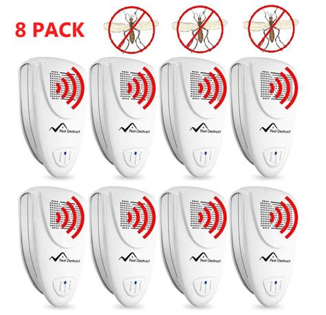 Ultrasonic Gnat Repellent PACK of 8 - Get Rid Of Gnats In 48 Hours Or ...