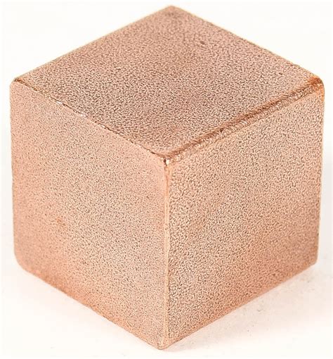 10 Ounce Pure 999 Fine Copper Element Cube Pristine Auction