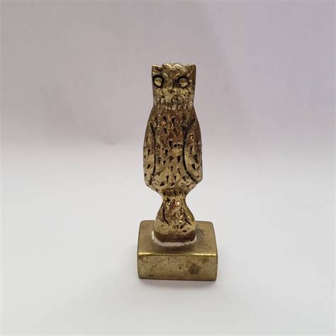 Vintage Owl Figurine Retro Collectible Figurine Etsy