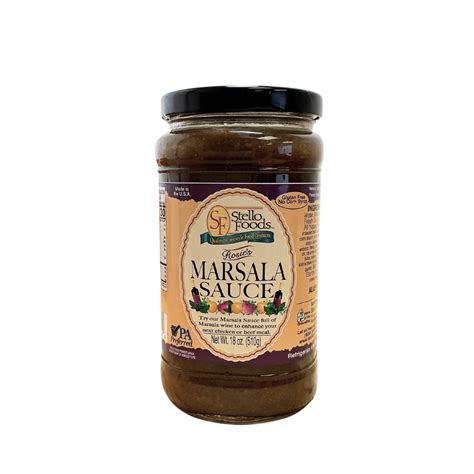 Stello Foods Rosie S Marsala Sauce 18 Oz