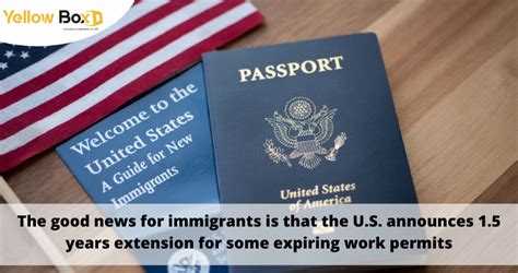 The Good News For Immigrants Is That The U S Announces 1 5 Years Extension For Some Expiring