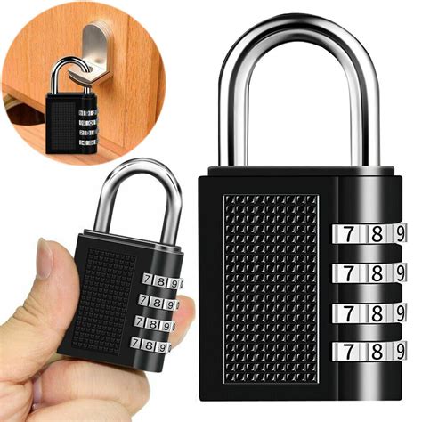 Pack Combination Lock Digit Locker Padlock For School Gym Locker