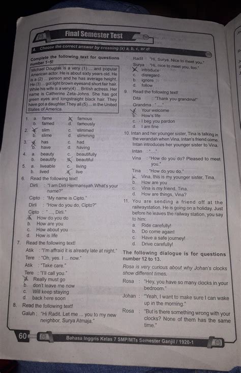 Get Soal Dan Kunci Jawaban Bahasa Indonesia Kelas Semester My XXX Hot Girl