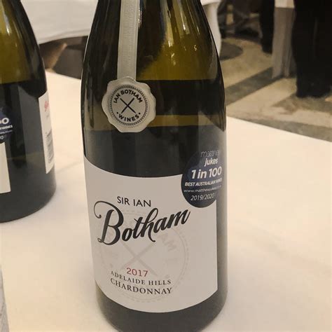 Sir Ian Botham 2017 Chardonnay Makes Into Matthew Jukes Top 100