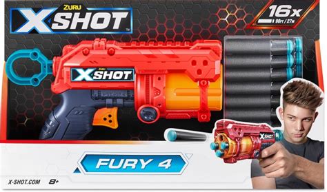 Швидкострільний бластер X-Shot 36440R Різнокольоровий (193052040183 ...