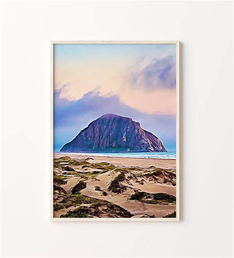 Morro Bay Print Morro Bay Art California Morro Bay Poster Morro Bay