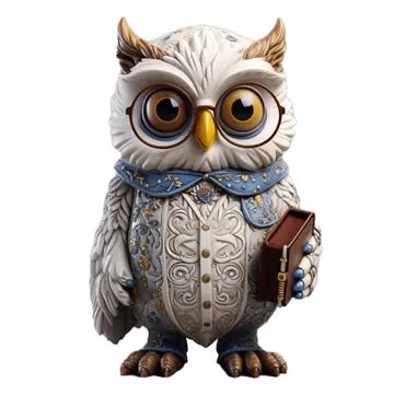 D Brown Owl White Background D Birl Owl Png Transparent Image And