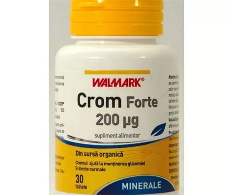 Crom Forte 30 Tablete Walmark Forte Vita Farm