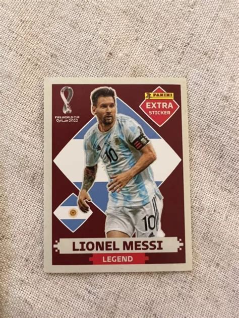 PANINI FIFA World Cup Qatar 2022 Extra Sticker Lionel Messi