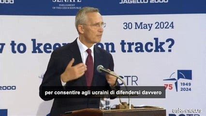 Stoltenberg Riconsiderare Uso Armi Ucraina Fuori Dai Suoi Confini