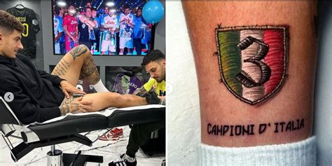 Di Lorenzo Tatuaggio Per Lo Scudetto Napoli C Una Frase Di Spalletti