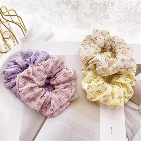 Jual Town Shell Lace Jadul Renda Korean Big Scrunchy Scrunchie