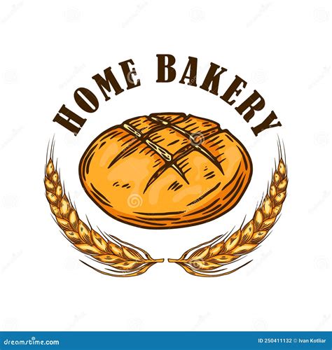 Bakery Emblem With Bread Illustration Design Element For Emblem Sign