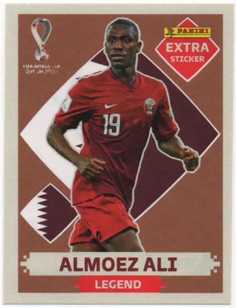 ADESIVO EXTRA BRONZO FIFA Panini 2022 Coppa Del Mondo Qatar Legend EUR