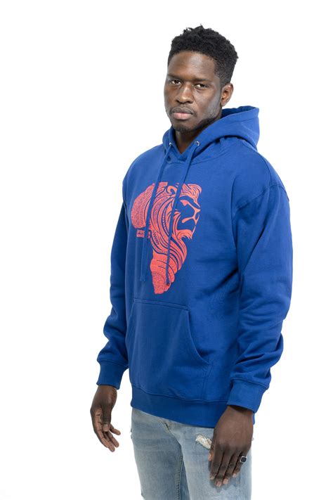 Royal Blue Hooded Sweatshirt Africanrich