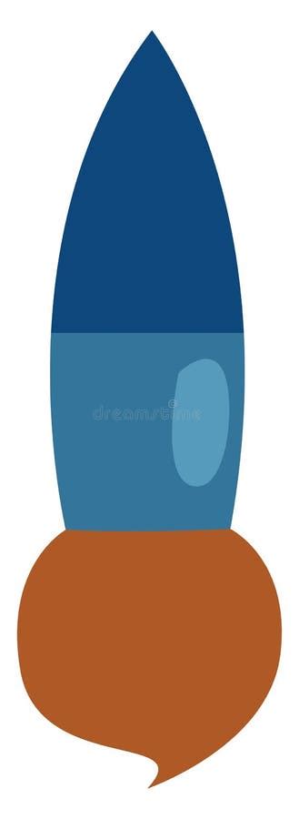 Blue Painting Brush Icon Stock Vector Illustration Of Outline 260374461