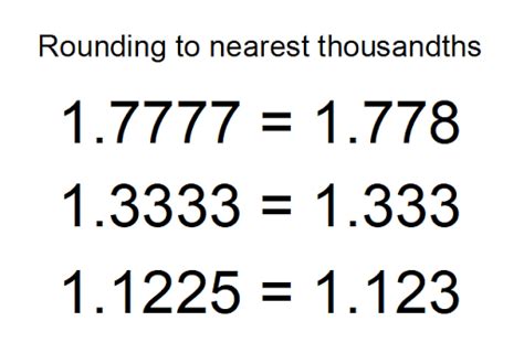 Rounding To The Nearest Thousands Place