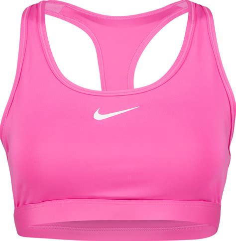 Nike Swoosh Medium Support Padded Sports Bra Playful Pinkwhite • Pris