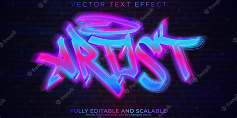 Premium Vector Graffiti Text Effect Editable Spray And Paint Text Style