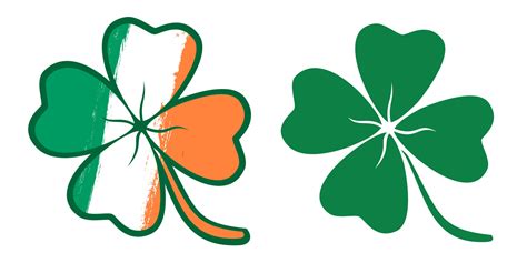 Lucky Clover Like Irish Flag Vector Art At Vecteezy