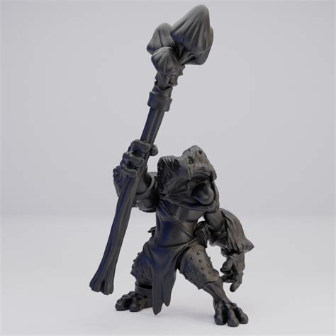 Hot Goblin 蛙族キノコ杖持ちB ミニチュア ホットゴブリン TRPG