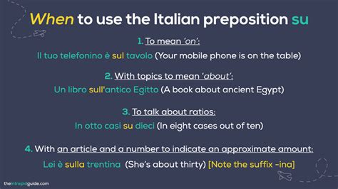 Italian Prepositions The Only Guide Youll Ever Need Plus Italian