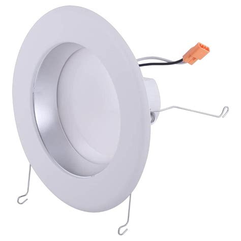 Commercial Electric In And In White Recessed Led Trim Pack Dl