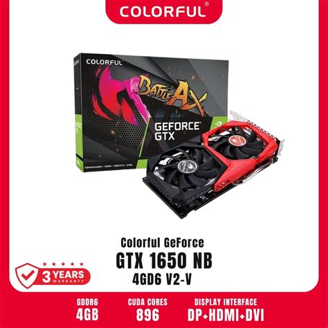 Colorful Geforce Gtx Nb Gd V V V V Warranty Years Shopee