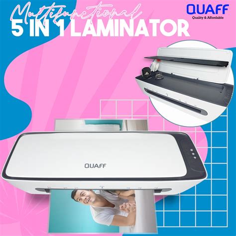 PROMO PACKAGE QUAFF 5 In 1 Laminating Machine A4 Max Laminate 125mic