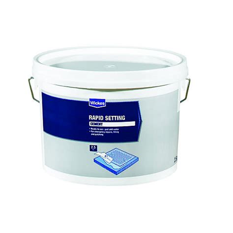 Wickes Rapid Setting Ready Mixed Cement - 2.5kg | Wickes.co.uk