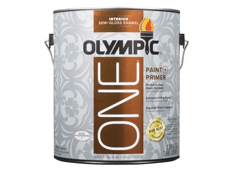 Olympic One Semi Gloss Enamel Lowe S Paint Review Consumer Reports