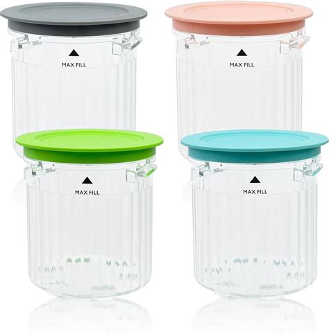 Samturui Ice Cream Containers Replacement Pints And Lids