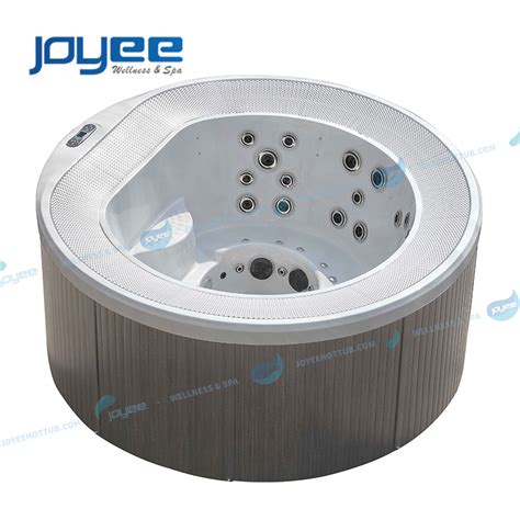 Joyee Circle Freestanding High Quality Overflow Outdoor Spa Whirlpool