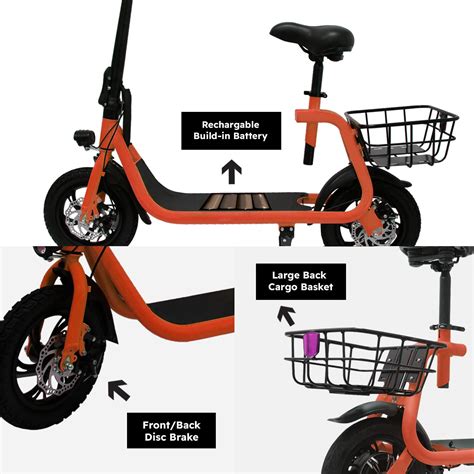 Buy Phantomgogo Commuter R1 Electric Scooter For Adults Foldable Scooter With Seat And Carry