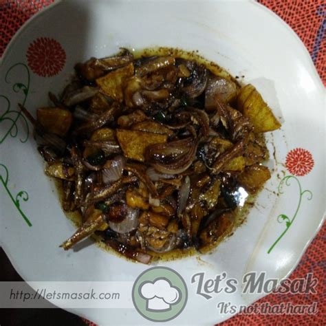 Kentang Ikan Bilis Goreng Kicap Recipe Letsmasak