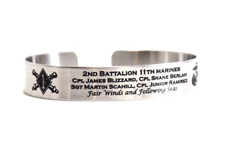 Memorial Bracelet Military Wwnf Stainless Steel Memorial