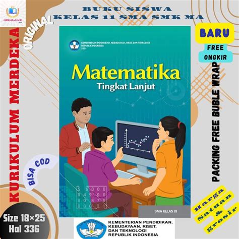 Jual Buku Siswa Matematika Tingkat Lanjut Kelas Sma Smk Ma Kurikulum