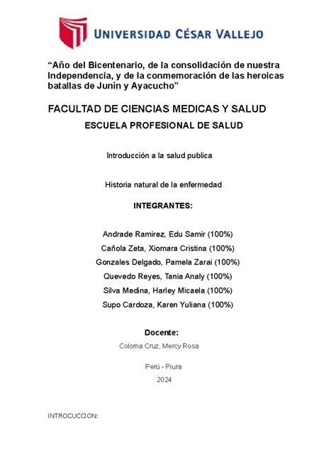 Caso clinico 1 espero que les ayude Año del Bicentenario de la