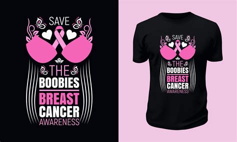 Breast Cancer Awareness T Shirt Design Vector Art At Vecteezy